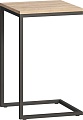 Приставной столик LoftyHome Мальборк 1627779 (дуб сонома/черный)