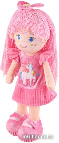 Кукла Maxitoys Лера с розовыми волосами в платье MT-CR-D01202318-35