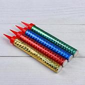 Набор свечей-фонтанов для торта Страна Карнавалия Радужные 3505786 (4 шт)