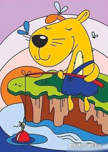 Картина по номерам Lori Смелый рыбак Ркн-009