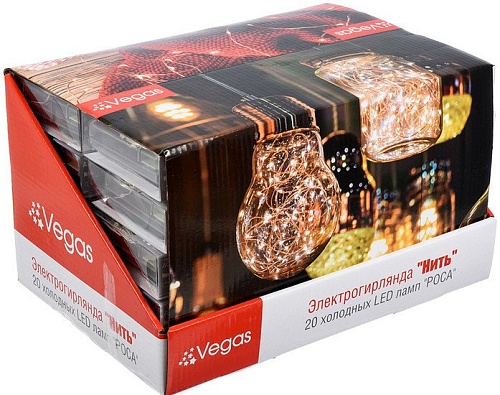 Гирлянда Vegas Нить 55105 20 LED