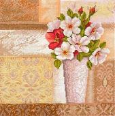 Набор для вышивания Сделай своими руками Винтажный букет В-24С