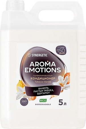 Кондиционер для белья Synergetic Aroma Emotions Табак-ваниль (5 л)