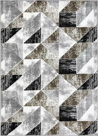 Ковер для жилой комнаты Plato Hali Soft 6238-MINK-ANTHRACITE (0.6x1)