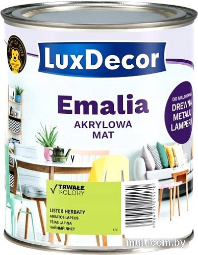 Эмаль LuxDecor 0.75 л (чайный лист, матовый)
