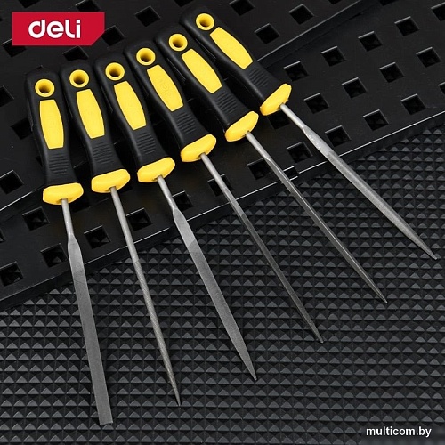 Набор напильников Deli DL2141 (6 предметов)