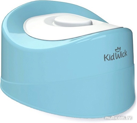 Детский горшок Kidwick Мини KW010202 (голубой/белый)