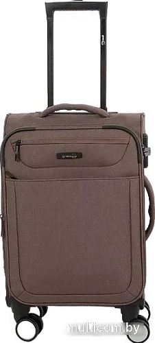 Чемодан-спиннер Grott 338-1001/3-20 (коричневый)