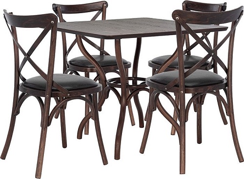 Мебель Импэкс Leset Тор квадратный + Грид (темный орех)