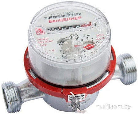 Счетчик воды БелЦЕННЕР ETW-м-D Ду 15 Qn 1.6