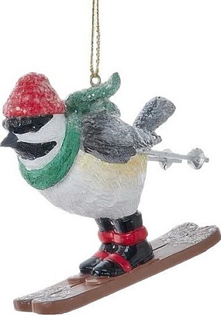 Елочная игрушка Kurt S. Adler Птица на лыжах E0970_3
