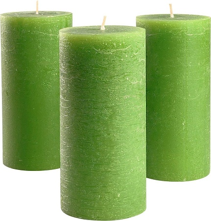 Набор свечей Мелт 150 мм (3 шт, салатовый)