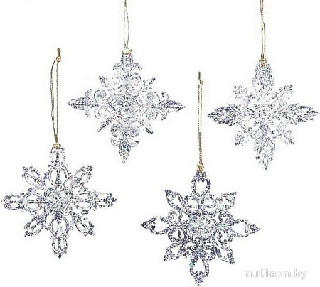 Елочная игрушка Kurt S. Adler Снежинка W3613