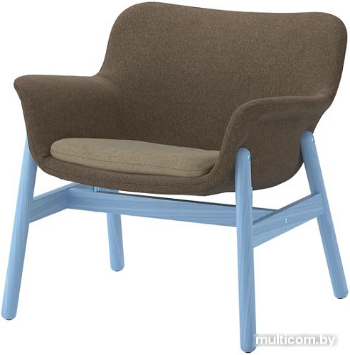 Интерьерное кресло Ikea Ведбу (гуннаред синий) 604.235.77