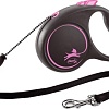Flexi Black Design M Cord 5 m (розовый)