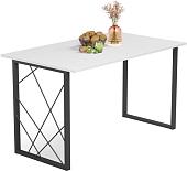 Кухонный стол Mio Tesoro Wasabi 100x60 (белый/черный)