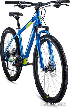 Велосипед Forward Apache 27.5 2.0 D р.17 2022 (синий/зеленый)
