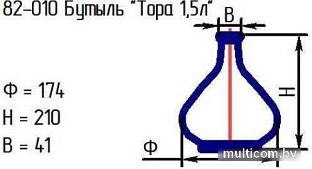 Графин NiNaGlass Тора 82-010 4840161521