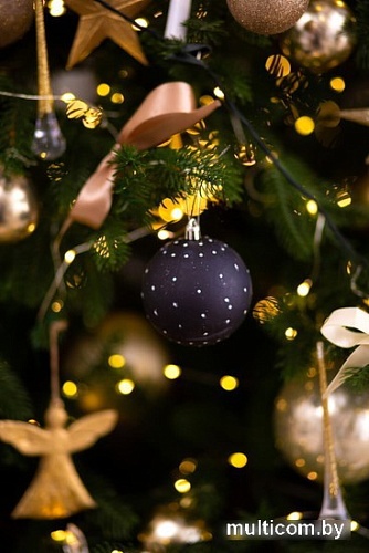 Елочная игрушка Arya Xmas Ball 12 8680943223500 (черный)