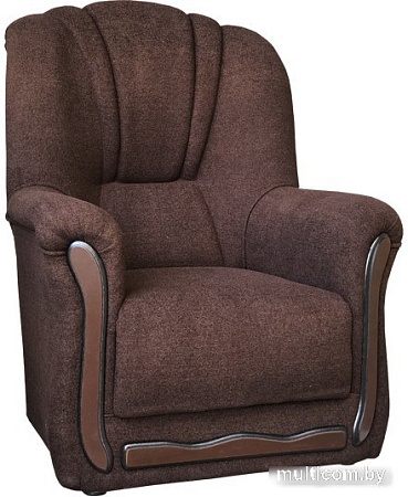 Интерьерное кресло Асмана Анна-1 (астра 14/темно-коричневый)