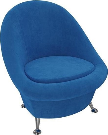 Интерьерное кресло Mebelico 252 105534 (велюр, голубой)