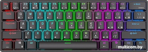 Клавиатура Royal Kludge RK61 RGB (черный, RK Red)