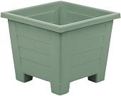 Кашпо Serinova Квадратный №4 20-S42010103-200100 (темно-зеленый)