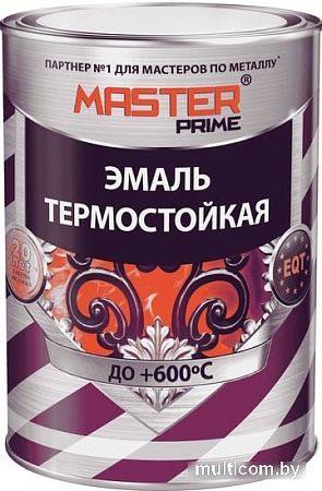 Эмаль Master Prime Термостойкая 0.4 кг (серебро)