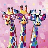 Алмазная мозаика Феникс+ Три жирафа 71435