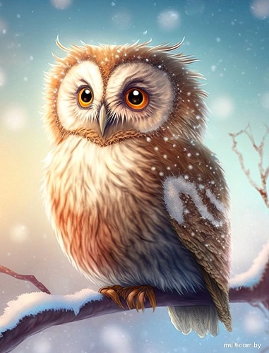 Рыжий кот Взъерошенная сова Х-7536