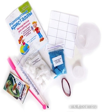 Набор для опытов Ранок Разноцветные кристаллы 12115010Р