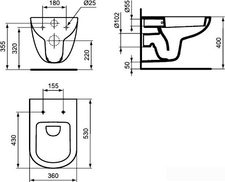 Унитаз Ideal Standard Tempo [T331101]