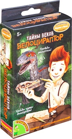 Набор для опытов Bondibon Науки с Буки. Тайны веков. Велоцираптор ВВ4786