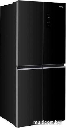 Четырёхдверный холодильник Korting KNFM 84799 GN