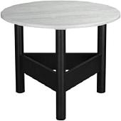 Журнальный столик Мебелик Саут 9Д (черный/дуб дымчатый)