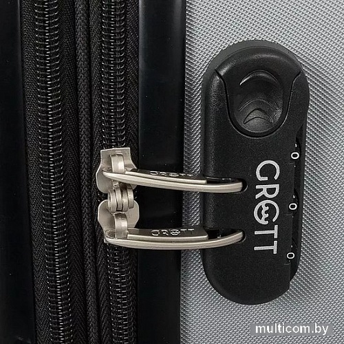 Чемодан-спиннер Grott 263-MD2203/5-24 (светло-серый)