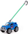 Игрушка-каталка Полесье Легионер с ручкой 63912 (синий)