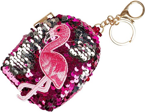 Сумочка-игрушка Bondibon Фламинго с пайетками ВВ4917