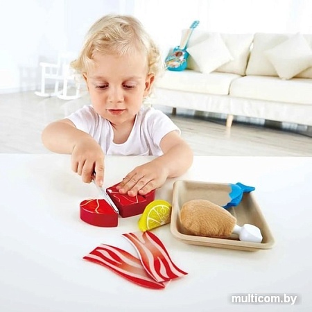 Набор игрушечных продуктов Hape Готовим мясо E3155-HP