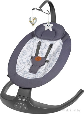 Шезлонг Lionelo Ralf (серый/белый)