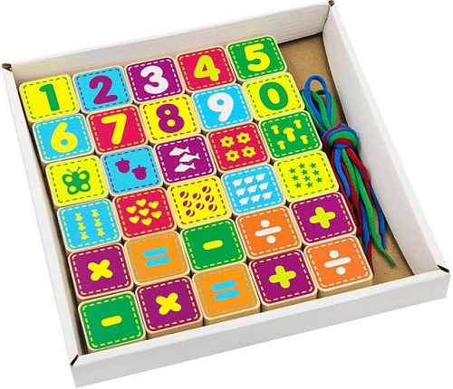 Шнуровка Alatoys Цифры КШЦ3003