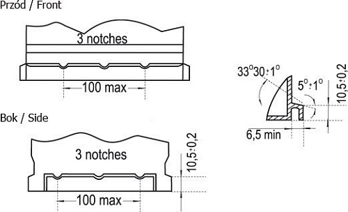 Автомобильный аккумулятор Sznajder Marine 860 00 (100 А/ч)