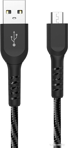 Кабель Atomic Flexstick Game+ 30.208 USB Type-A - microUSB (1.5 м, черный/серый)