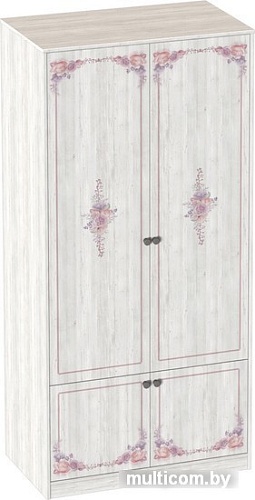 Шкаф распашной Мебельград Эльза 950 (дуб винтерберг/фотопечать)