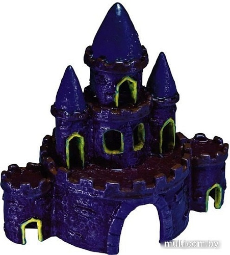 Декорация GloFish Замок GLO-эффектом 29064