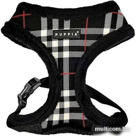 Шлейка-жилетка Puppia Dean Harness A PASD-HA1657-BK-XL (черный)