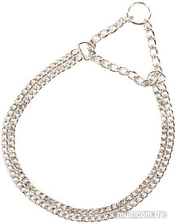 Ошейник Duvo Plus Двойная цепь 0120345000/DV (хром)