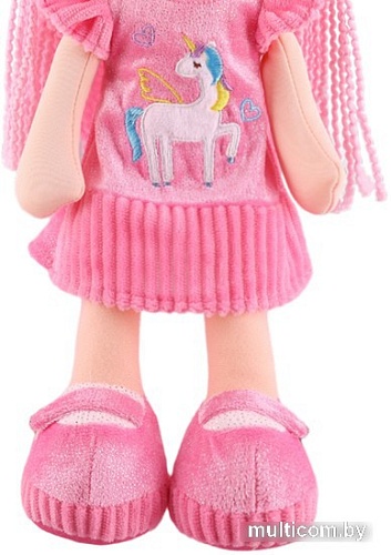 Кукла Maxitoys Лера с розовыми волосами в платье MT-CR-D01202318-35