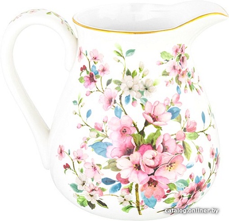 Кувшин Elan Gallery Яблоневый цвет на белом 420406
