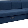 Сириус Лидер-13 с оттоманкой ППУ 330x165 (Eva 22 велюр синий)